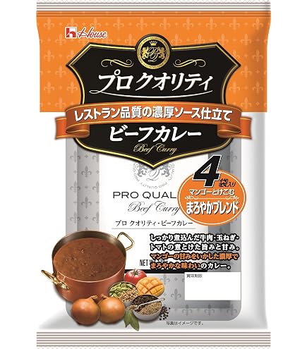 Amazon.co.jp: ハウス プロクオリティ ビーフカレー まろやかブレンド