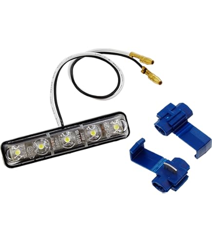 Amazon | デイトナ(Daytona) バイク用 ナンバー灯 ナンバー角度45° LED