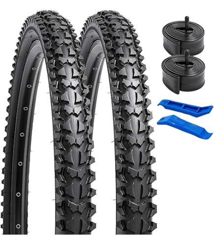 Amazon | YunSCM 2本セット,24 1.95 タイヤ 60TPI 超耐久,自転車