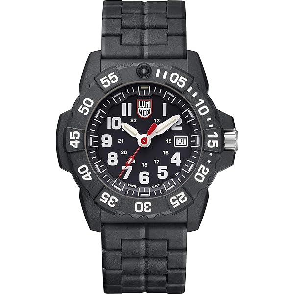 Luminox ブラック アナログ腕時計 LUMINOX◇クォーツ腕時計/アナログ/レザー/BLK/2400 : セカンド