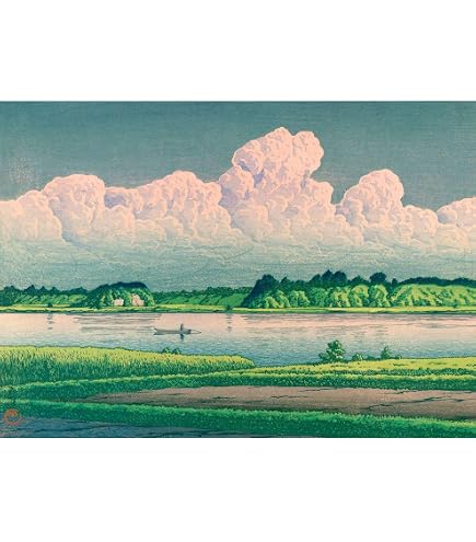 Amazon.co.jp: 堀江晴翠『水墨山水』日本画 : ホーム＆キッチン