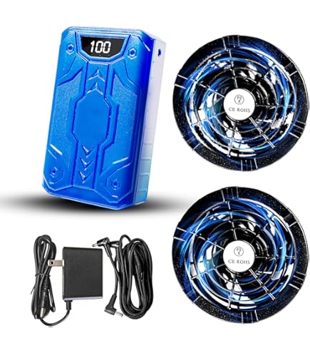 Amazon.co.jp: 空調作業服 モバイルバッテリー 40V超高出力 30000mA大