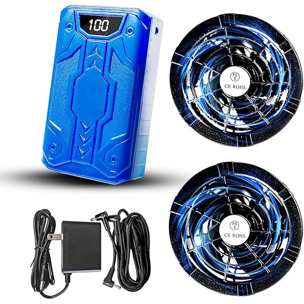 Amazon.co.jp: 業界トップクラス32V高電圧出力 30000mAh ファン
