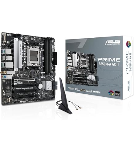 Amazon | ASUS PRIME B650M-A WIFI II AMD B650 ソケット AM5 micro