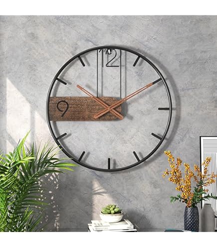 Amazon.co.jp: Seiko 16インチ ローマ数字 木製仕上げ 壁掛け