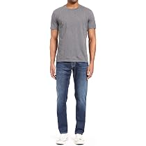 Regular-Rise Tapered Slim Fit Jeans 