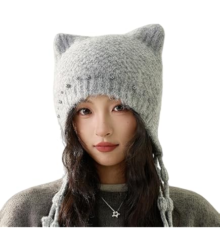 Amazon.co.jp: CHARLES JEFFREY LOVERBOY 猫耳 ニット帽ビーニー
