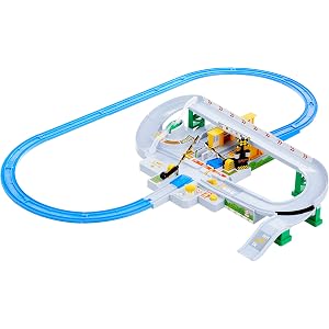 タカラトミー(TAKARA TOMY) プラレール トミカと遊ぼう! くるぞわたるぞ! カンカン踏切セット W470×H…