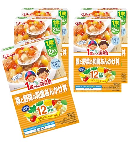 Amazon.co.jp: 1歳からの幼児食 まぐろと根菜の煮物×5個 江崎グリコ