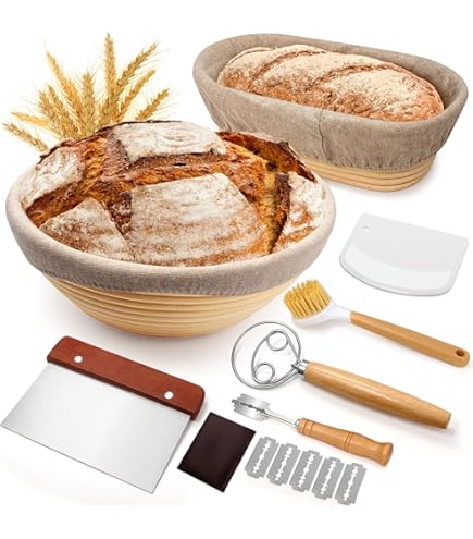 Huhumy Linen Bread Bags 3 Pack - Reusable Bento Origami Style, Homemade Bread Storage, Picnic & Camping - View #3
