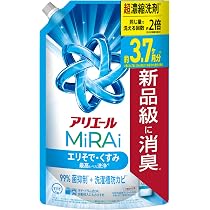 Amazon.co.jp: アリエール MiRAi 洗濯洗剤 濃縮 漂白剤級の洗浄プラス