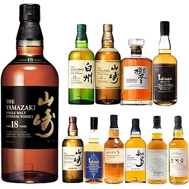 白*ル様 【未開封・美品】日本ウイスキー人気銘柄5本セット Amazon.