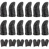 荒野行動 指サック PUBG【OKTOKYU】 ゆびさっく荒野 銀繊維 スマホゲーム 高感度 操作性アップ 手汗対策 超薄 iPhone Android iPad などに対応 12個入り