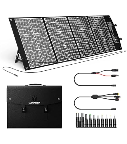 Amazon | ELECAENTA ソーラーパネル 75W PD45W/QC3.0急速充電 