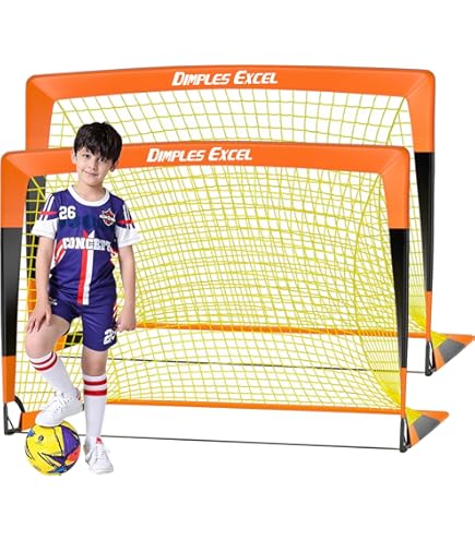 Amazon | PUGG 6フィート ポップアップサッカーゴール、ポータブル
