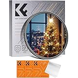 K&F Concept 58mm クロスフィルター 可変式クロスフィルター 4本-8本クロス効果 効果フィルター 18層コーティング 薄枠 3枚クリーニングクロス付属 夜景・イルミネーションに最適（NANO-K シリーズ）
