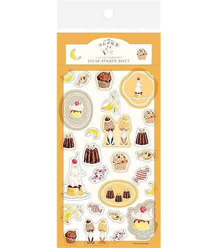 Amazon.co.jp: 古川紙工 シール 和紙フレークシール トコロコムギ 喫茶