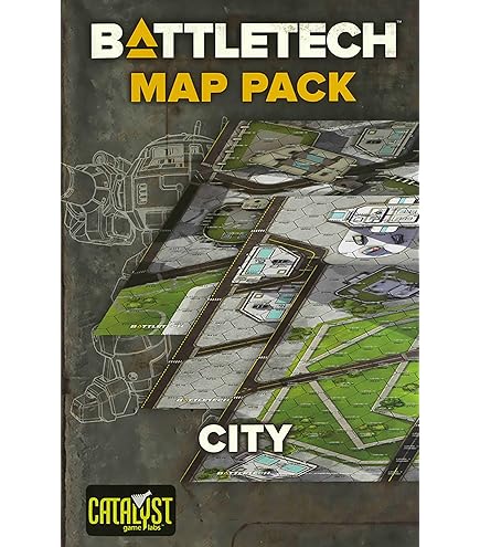 BattleTech | Battle Mat | City HPG Engineering | Expansion | Miniature Game | Catalyst Game Labs | Ages 14