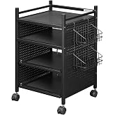 Bauhutte(バウヒュッテ) ゲーム機収納ラック スライダー式 ブラック BHS-380G-BK 39.5×37×61.5cm