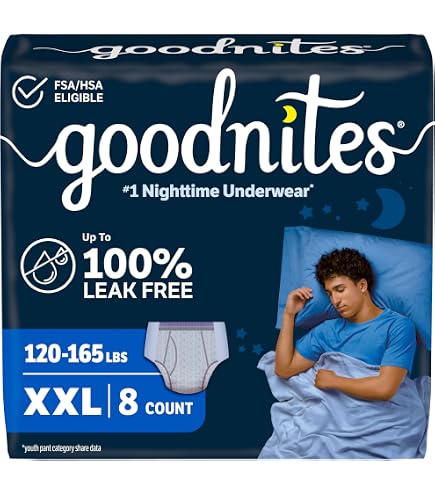Amazon.co.jp: GOODNITES JMBO PK YOUTHPNT SZ7 G 8 : ドラッグストア
