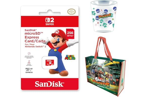 【セット販売・単品購入不可】【任天堂ライセンス商品】SanDisk microSD Express Card 256GB for Nintendo Switch 2(サンディスク マイクロSDエクスプレスカード 256GB) 【Amazon.co.jp限定】特典 アクリルタンブラー＆ファスナー付きショッピングバッグ 同梱