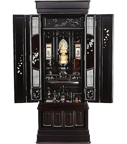 Amazon｜仏壇 唐木仏壇 お仏壇 唐木 紫檀 おしゃれ 伝統 豪華 彫刻