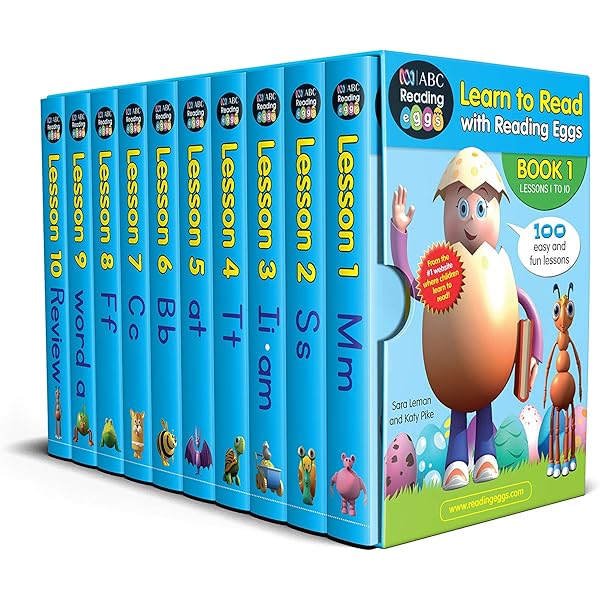 Amazon | Learn to Read with Reading Eggs Box Set 3: Lessons 21–30