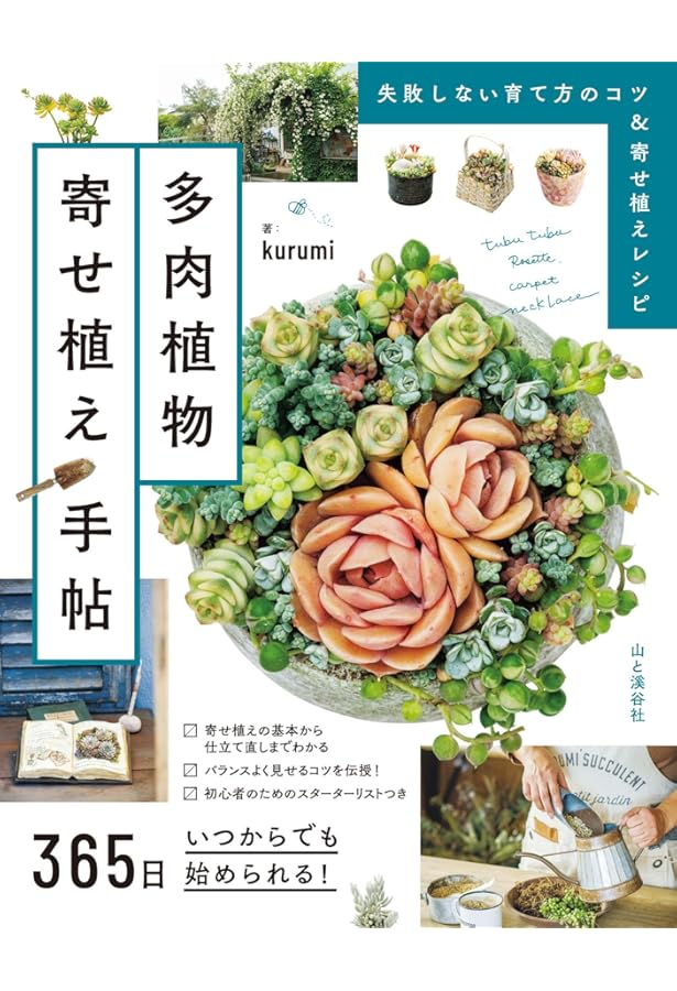 花のような多肉植物の寄せ植え | kurumi |本 | 通販 | Amazon