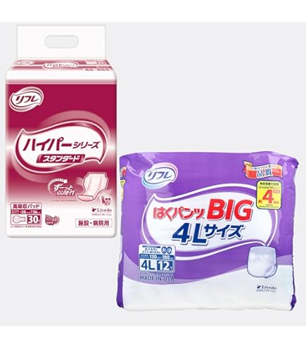Amazon | 【まとめ買い】リフレ はくパンツ BIG 4Lサイズ 12枚入×3
