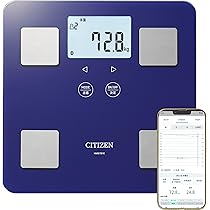 Amazon | CITIZEN 体重計 スマホ連動 体組成計 グラフ管理 10項目 体