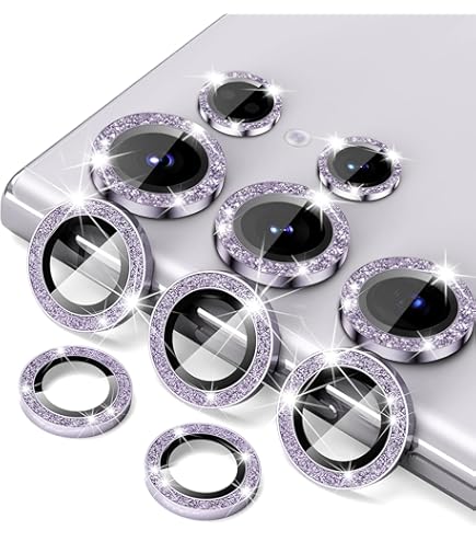 Amazon | 【5枚】 Galaxy S24 Ultra 用 カメラ保護ガラス