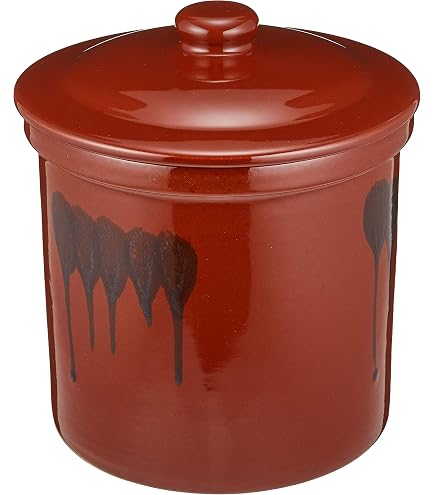 Amazon.co.jp: 久松窯 常滑焼のかめ 8号144L 蓋と重石付 : ホーム 