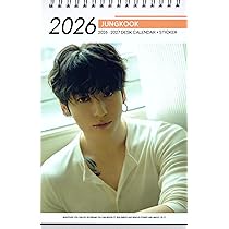 Amazon.co.jp: ジョングク グッズ 卓上 カレンダー (写真集) 2026~2027
