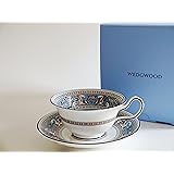 Wedgwood (ウェッジウッド) フロレンティーン・ターコイズ ティーカップ&ソーサー ピオニー【並行輸入品】