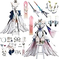 Amazon.co.jp: qiqincosplay 鳴潮 エイメス コスプレ衣装☆ウィッグ