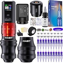 Amazon | Mast Fold2 Pro タトゥーキット、コードレス ロータリー