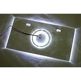 Amazon 光るナンバー 12v 24v Led 字光 ナンバー プレート 緑 グリーン イグナイター 薄型 全面発光 字光式 ライセンスランプ 車 バイク