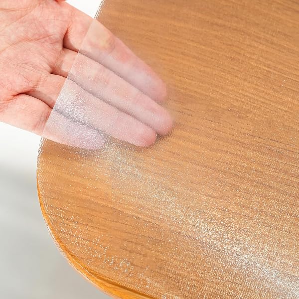 Tablecloth Clear 85*180cm Embossed 1.5mm Thickness PVC Table Mat Clear Vinyl Odorless PVC Desk Mat Table Cover No Shrinkage Waterproof Stain Water Repellent Can Be Customized - 1