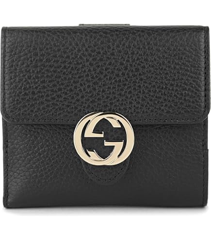 Amazon.co.jp: グッチ 二つ折り財布 メンズ GGマーモント ブラック