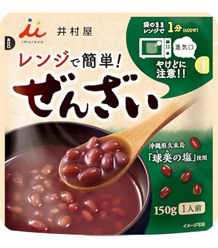 Amazon | 谷尾食糧工業 レンジで温めるぜんざい3人前 (140g×3袋)×12袋