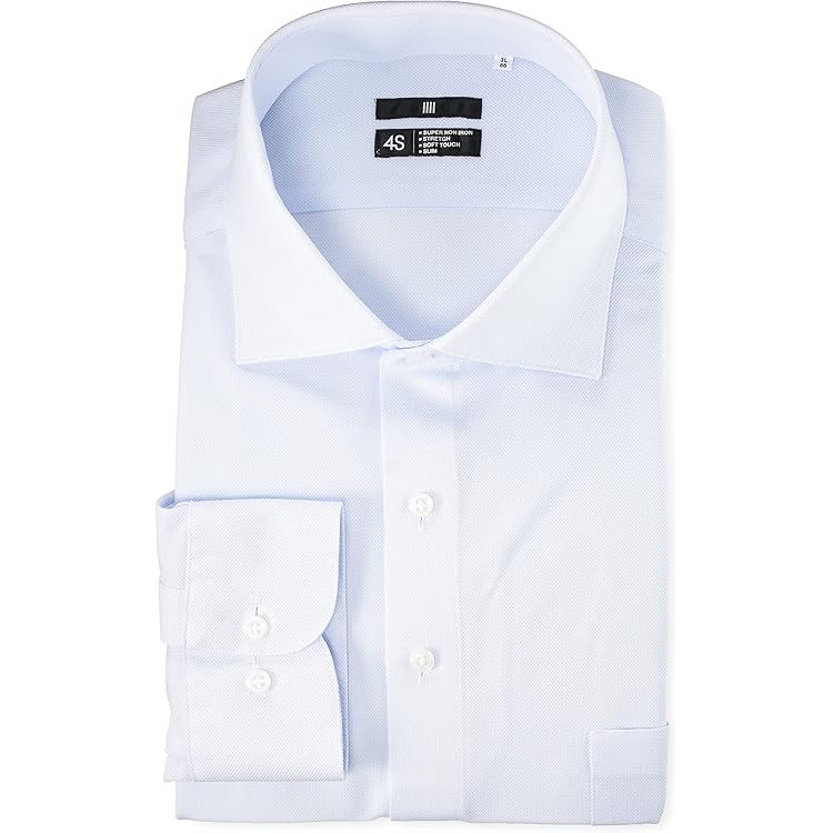 Amazon.co.jp: [スーツセレクト] スーパーノンアイロンシャツ 【4S