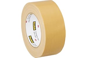 3M 509BEN Scotch Gum Tape, Fabric Packaging Tape, Lightweight, 2.0 inches x 88.2 ft (50 mm x 25 m)