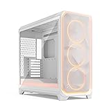 Fractal Design Meshify 3 XL Ambience Pro RGB ホワイト TG クリア ティント - コンピューターケース。