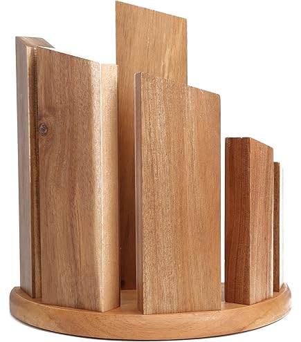 Amazon｜WMF Deluxe Bamboo Knife Storage Block (Without Knives