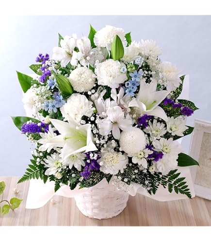 Amazon｜お彼岸 お供え 花 豪華 法事 法要 命日 仏壇 供花 おしゃれ