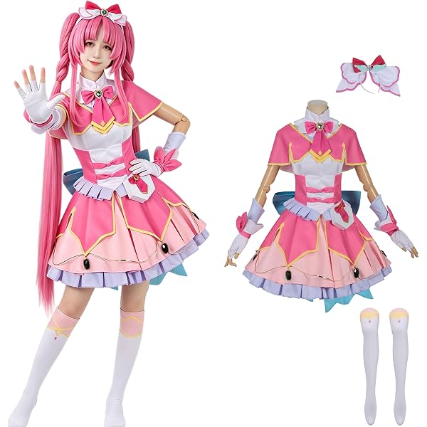 Amazon.co.jp: ドキドキ！プリキュア☆キュアハート コスプレ衣装（ 靴