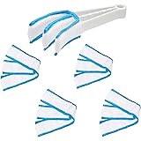 Amazonベーシック ブラインドダスター 窓・ブラインドクリーニング用 ブルー&ホワイト 5個入り
