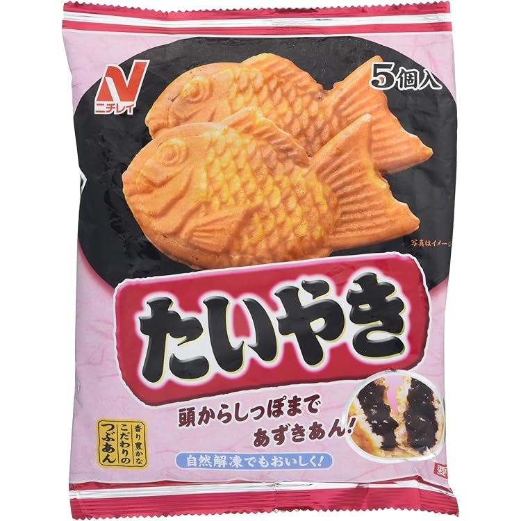 Amazon.co.jp: [冷凍] ニチレイ たいやき 5個×6袋 : 食品・飲料・お酒