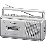 オーム電機AudioComm ラジカセ モノラルラジオカセットレコーダー カセットデッキ シルバー RCS-531Z 03-5010 OHM
