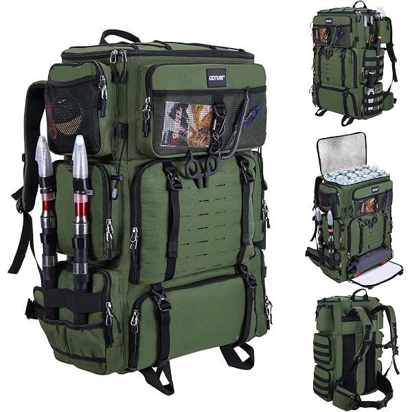 Amazon.co.jp: Goture フィッシングリュック 釣りバッグ 58L大容量